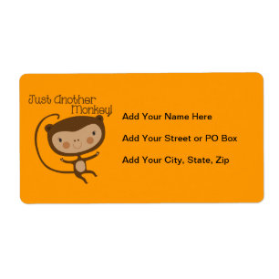 Etiqueta Apenas um outro macaco