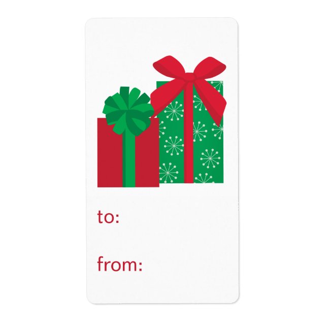 Etiqueta Apresenta a de (Frente)