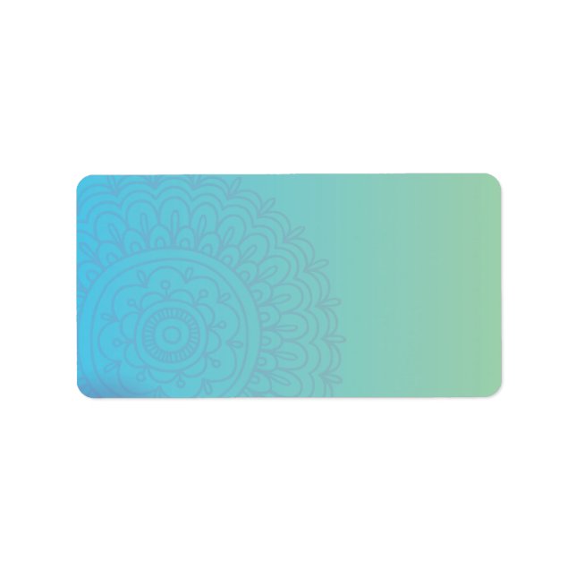 Etiqueta Aqua HEMSA MÃO de Deus Impressão suas próprias eti (Frente)