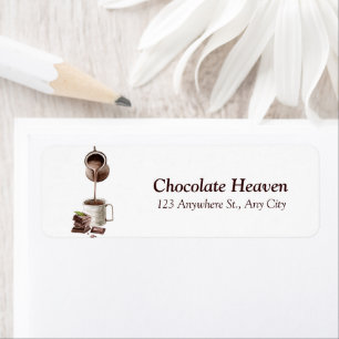 Etiqueta Aquarela Chocolate
