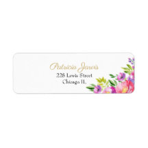 Aquarela Floral Elegante