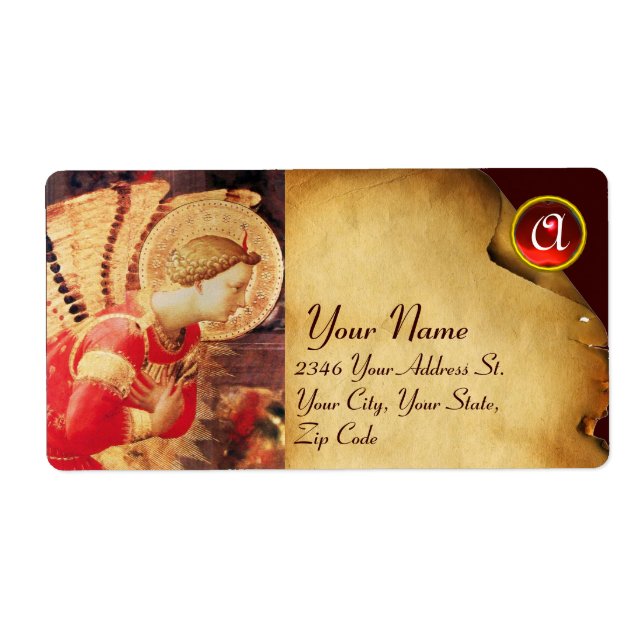 ETIQUETA ARCHANGEL GABRIEL MONOGRAM (Frente)