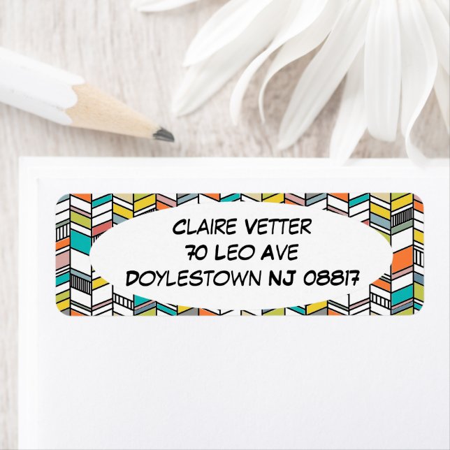 Etiqueta Arenque Moderno do Século médio (Insitu)