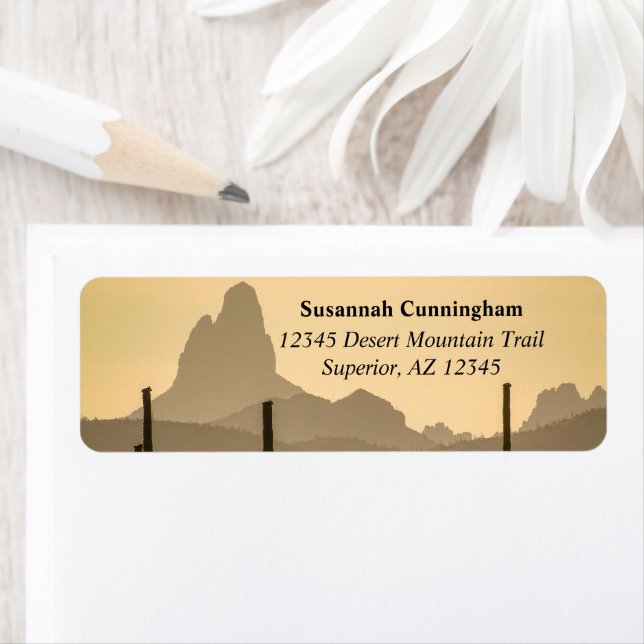 Etiqueta Arizona de Agulha do Sudeste do Desert Mountain We (Insitu)