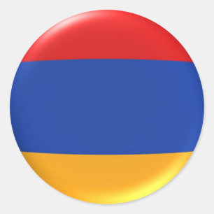 etiqueta arménia da bandeira