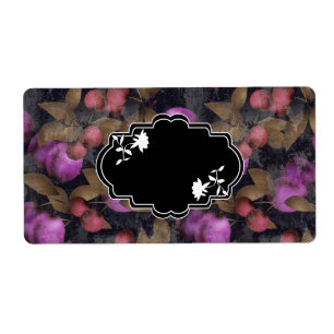 Etiqueta Aromas frutas, de ameixa, de cereja