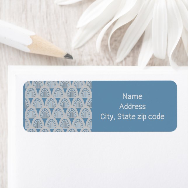 Etiqueta Art Deco Domes (Insitu)