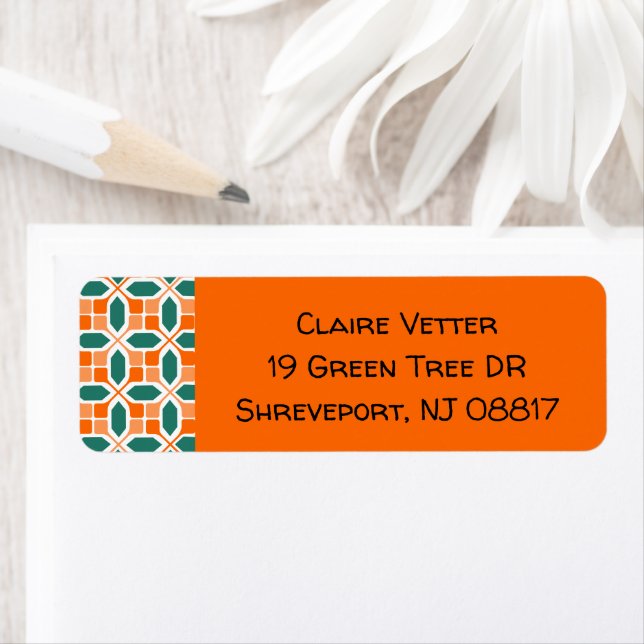 Etiqueta Art Deco Mosaico (Insitu)