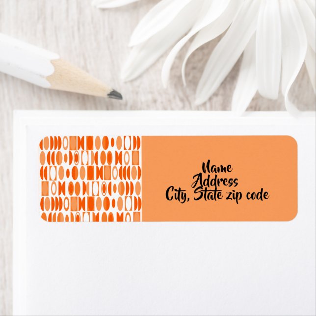 Etiqueta Art Deco Oval (Insitu)