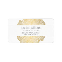 Etiqueta Arte de Efeito de Madeira Luxe