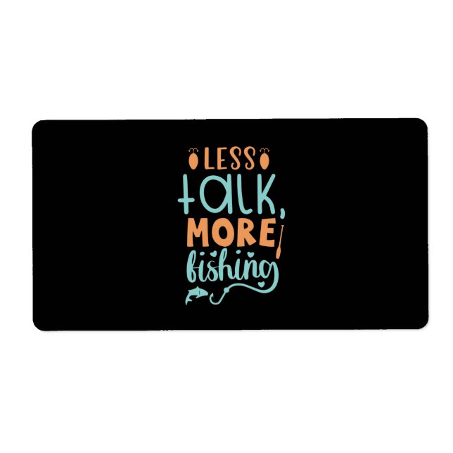 Etiqueta Arte de Pesca Menos Fala Mais Pesca (Frente)