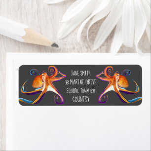 Etiqueta Arte octopus sealife