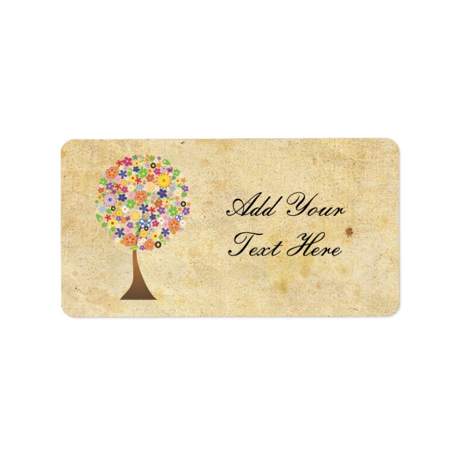 Etiqueta Árvore da Vida (Frente)