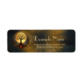 Etiqueta Árvore da Vida – Iluminação ao Luar