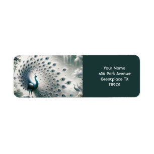 Etiqueta Árvore de Chuva de Peacock Cuja Fantasia