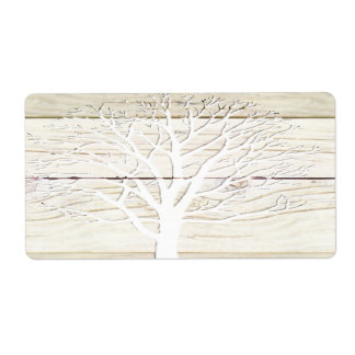 Etiqueta Árvore de madeira