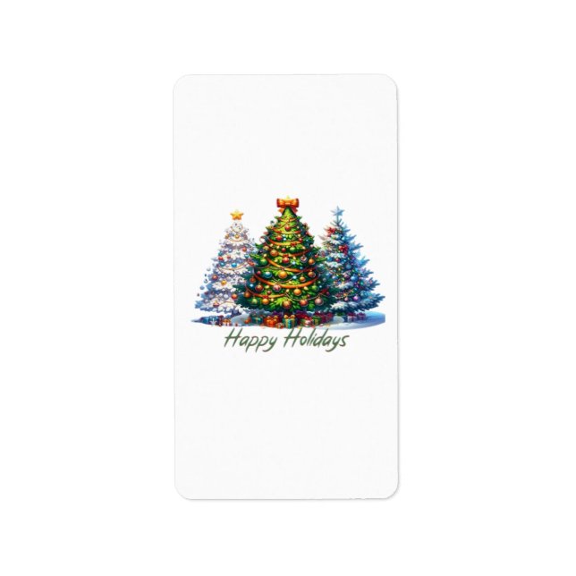 Etiqueta árvore de Natal  (Frente)