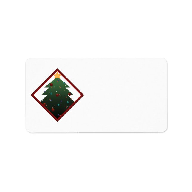 Etiqueta Árvore de Natal (Frente)