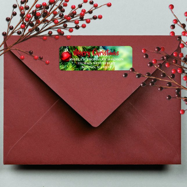 Etiqueta Árvore de Natal Com Balas (Criador carregado)