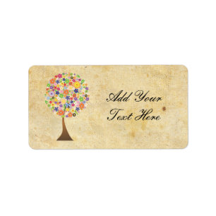 Etiqueta Árvore de vida