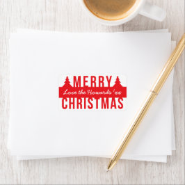 Etiqueta Árvores de Corte de Natal Feliz
