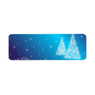 Etiqueta Árvores e estrelas do Feliz Natal