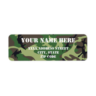 Etiqueta As forças armadas camuflam