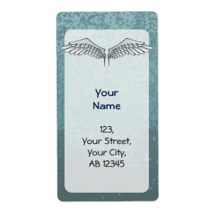 Etiqueta Asas de cinza azul