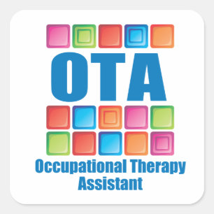 Etiqueta assistente de OccupationalTherapy OTA