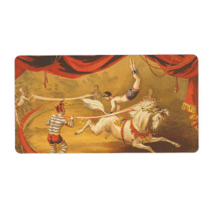 Etiqueta Ato de circo do T