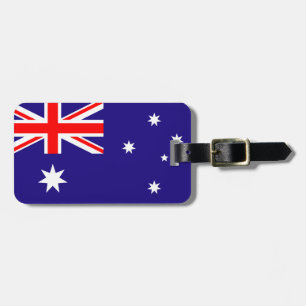 Etiqueta australiana de bagagem para bolsas e mala