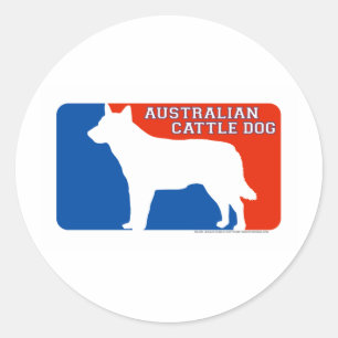 Etiqueta australiana do cão da liga principal do