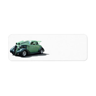 Etiqueta Automóvel do vintage