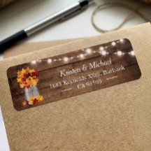 Autumn Deixa Mason Jar String Luz Madeira Rústica