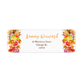 Etiqueta Autumn Fall Harvest Baby Shower