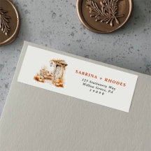 Autumn Housearming Sage Mint Endereço de Devolução