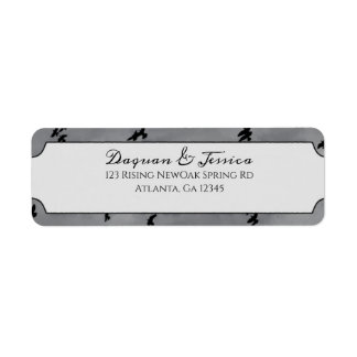 Etiqueta Aves Negras Voadoras Gótica