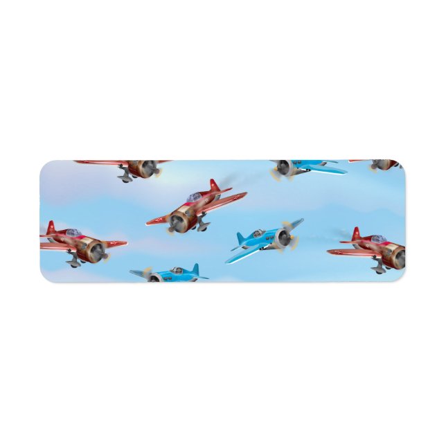 Etiqueta Aviões Brinquedos (Frente)