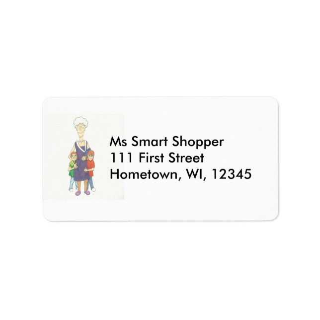 Etiqueta Avó Dont Rollerskate (Frente)