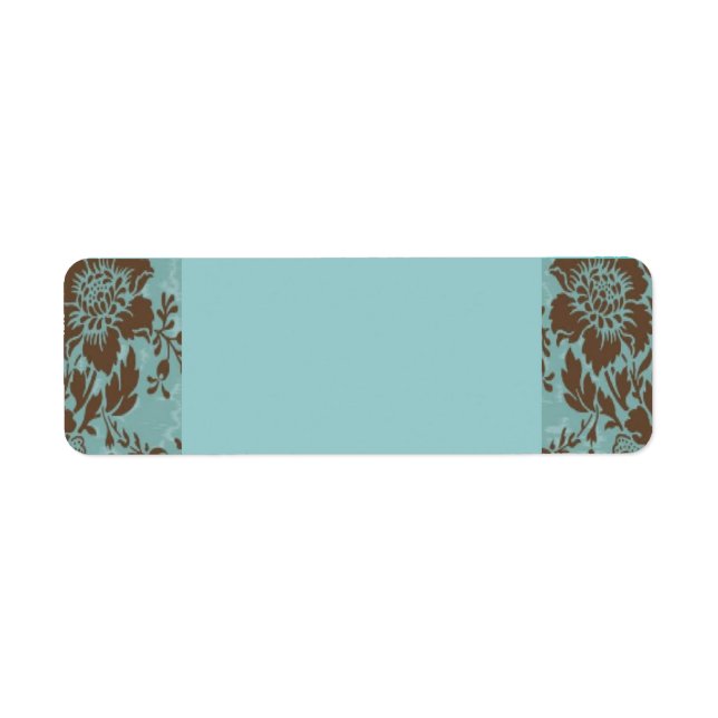 Etiqueta Azeite floral de Aqua e chocolate (Frente)