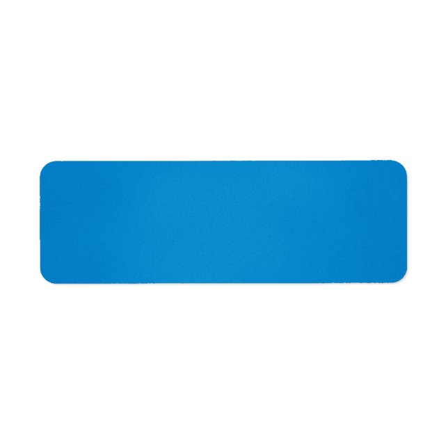 Etiqueta Azul Brilhante com Textura Granulada (Frente)