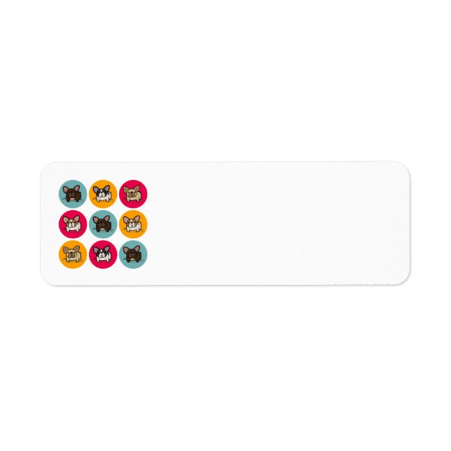 Etiqueta Azul, cor-de-rosa, francês (Frente)