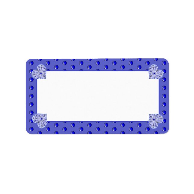 Etiqueta Azul de rendas cerâmicas de Grécia (Frente)