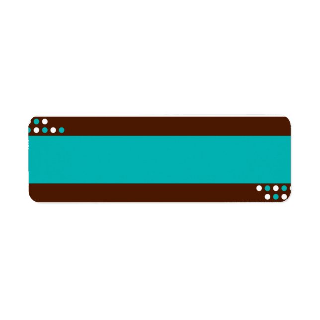 Etiqueta Azul e Teal (Frente)