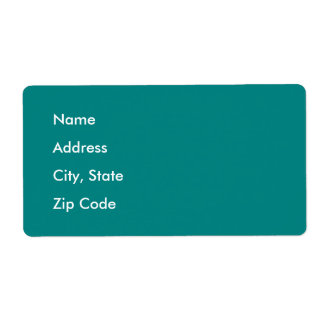 Etiqueta Azul-pavão profundo