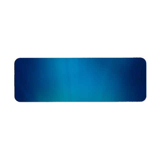 Etiqueta Azul profundo brilho submarino (Frente)