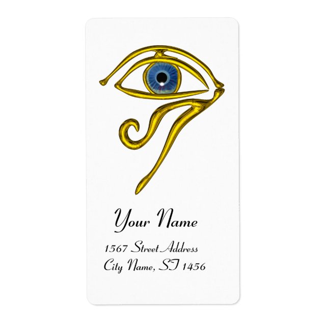 Etiqueta AZUL TALISMAN White (Frente)