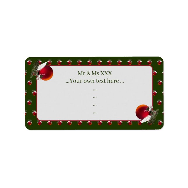 Etiqueta Baby Dove (Frente)