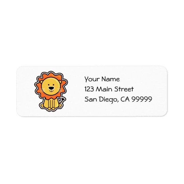 Etiqueta Baby Lion Sticker (Frente)