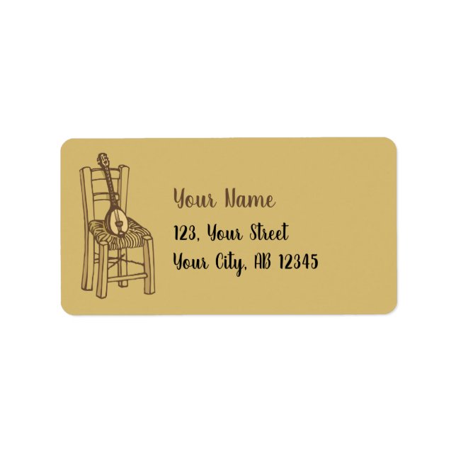 Etiqueta Baglama em Presidente (Frente)